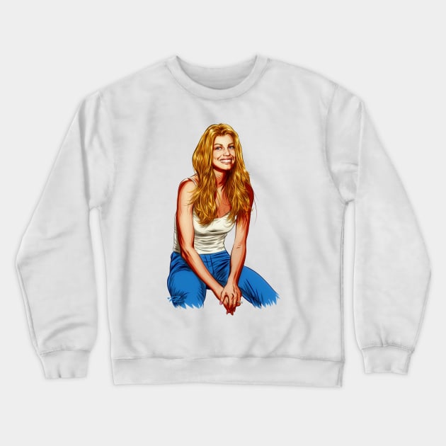 Faith Hill - An illustration by Paul Cemmick Crewneck Sweatshirt by PLAYDIGITAL2020